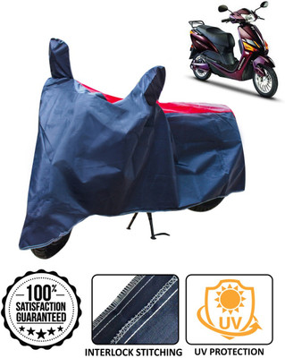 AutoRetail Waterproof Two Wheeler Cover for Hero(Electric Optima, Red, Blue)