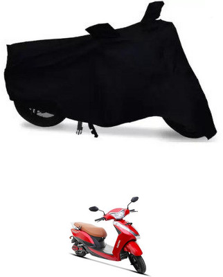 AutoGalaxy Waterproof Two Wheeler Cover for Ampere(Magnus Pro, Black)