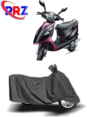 RRZ Waterproof Two Wheeler Cover for TVS(Scooty Streak, Grey)