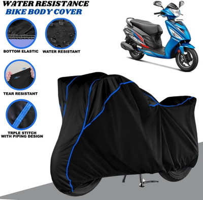 SRP PRODUCT Waterproof Two Wheeler Cover for Hero(Maestro Edge, Black, Blue)