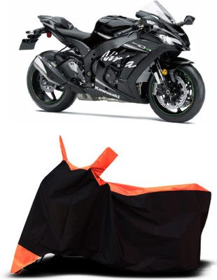 VESMEI Two Wheeler Cover for Kawasaki(Z400, Orange)