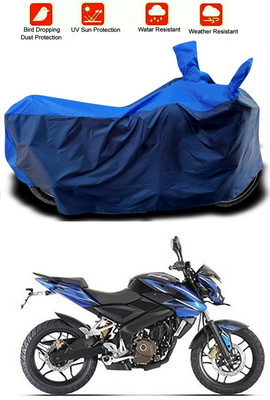 Mdstar Waterproof Two Wheeler Cover for Bajaj(Pulsar 200NS FI, Blue, Blue)