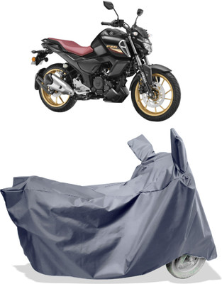 Amexride Two Wheeler Cover for Yamaha(FZS-FI, Grey)