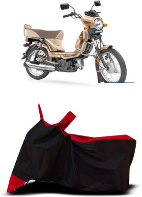 VESMEI Two Wheeler Cover for TVS(XL 100 Heavy Duty, Red)