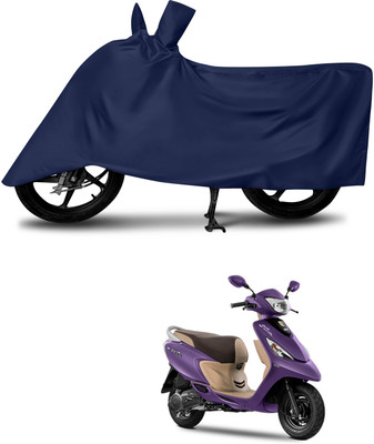 Mdstar Waterproof Two Wheeler Cover for TVS(Zest 110, Blue)
