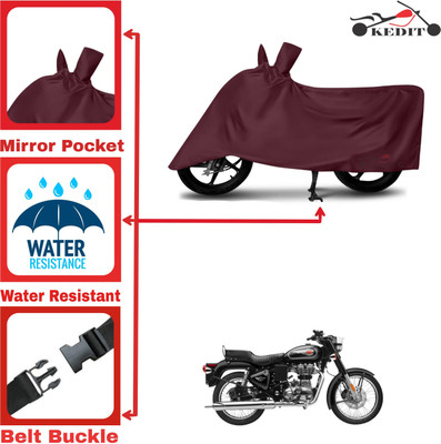 AASHTIK MART Two Wheeler Cover for Royal Enfield(Scrambler, Maroon)