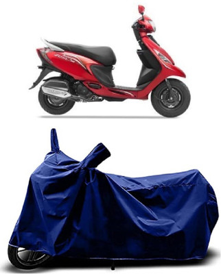 VESMEI Two Wheeler Cover for TVS(Zest 110 BS6, Blue)