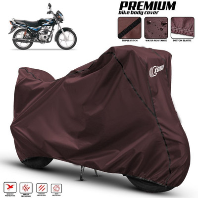 xodi Waterproof Two Wheeler Cover for Bajaj(CT 100, Maroon, Black)