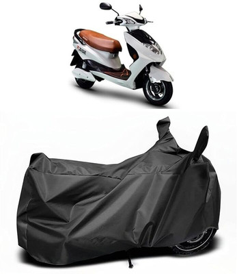 KEDIT Two Wheeler Cover for Okinawa(Praise, Black)