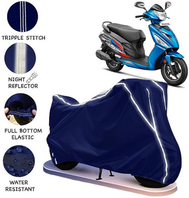 BOTAUTO Waterproof Two Wheeler Cover for Hero(Maestro Edge, Blue, White)