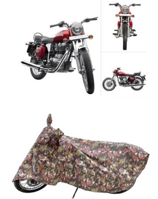 Coxtor Waterproof Two Wheeler Cover for Royal Enfield(Twin spark, Multicolor)