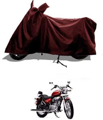 AASHTIK MART Two Wheeler Cover for Royal Enfield(Twin, Maroon)