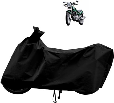 Horseyaart Waterproof Two Wheeler Cover for TVS(Fiero FX, Black)