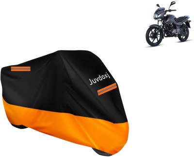 Juvdoxj Waterproof Two Wheeler Cover for Bajaj(Pulsar 125 Neon BS6, Orange)