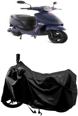 AutoKick Two Wheeler Cover for Hero(Electric Photon BS6, Black)