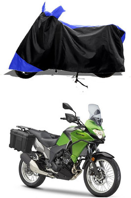 GROFATIK Two Wheeler Cover for Kawasaki(Versys X 300, Blue, Multicolor)