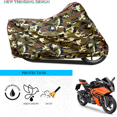 ANTHUB Waterproof Two Wheeler Cover for KTM(RC 125, Multicolor)