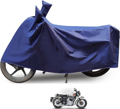 Euro Care Waterproof Two Wheeler Cover for Royal Enfield(Interceptor 650, Blue)