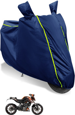 Auto Hub Waterproof Two Wheeler Cover for KTM(200 Duke, Multicolor)