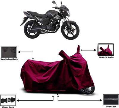 Amexride Two Wheeler Cover for Yamaha(SZ-RR V2, Maroon)