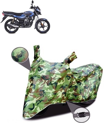 PAGORA Waterproof Two Wheeler Cover for Bajaj(Platina 110, Green)