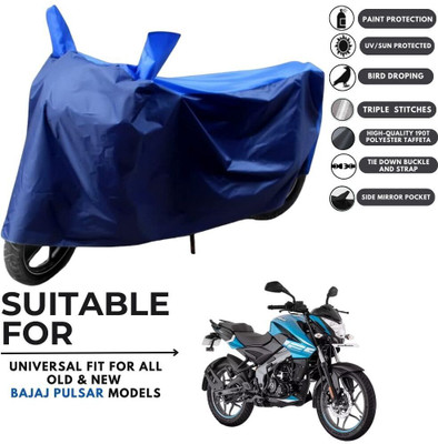 MADAFIYA Two Wheeler Cover for Bajaj(Pulsar NS125 BS6, Blue, Blue)