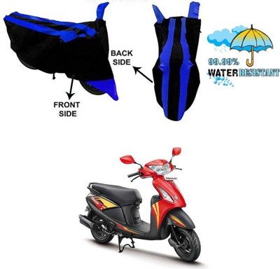 Genipap Two Wheeler Cover for Hero(Pleasure, Black, Blue)