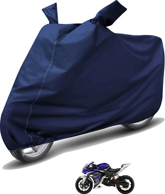 Auto Hub Waterproof Two Wheeler Cover for Yamaha(YZF R25, Blue)