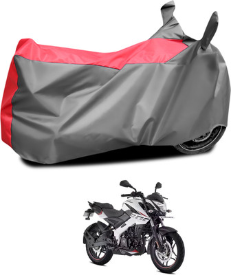 CODOKI Waterproof Two Wheeler Cover for Bajaj(Pulsar NS 200, Grey, Red)