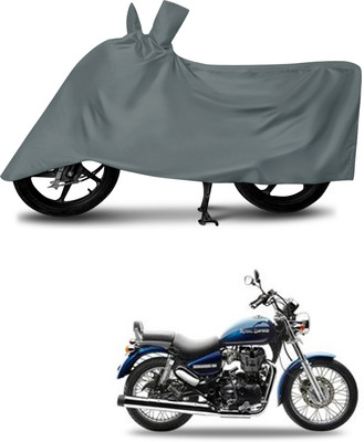 DeepShakshi AUTOMOTIVE Waterproof Two Wheeler Cover for Royal Enfield(Thunderbird 350, Grey)