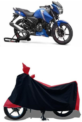 AASHTIK MART Two Wheeler Cover for TVS(Apache RTR 160, Red)