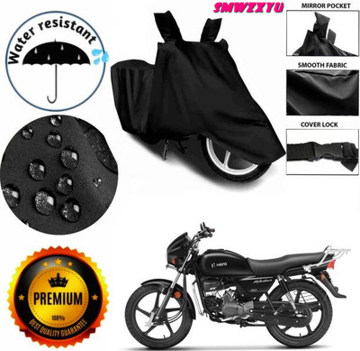 smwzxyu Waterproof Two Wheeler Cover for Hero(Splendor, Black)