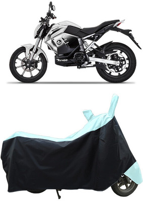 Coxtor Waterproof Two Wheeler Cover for Revolt(RV 400, White)
