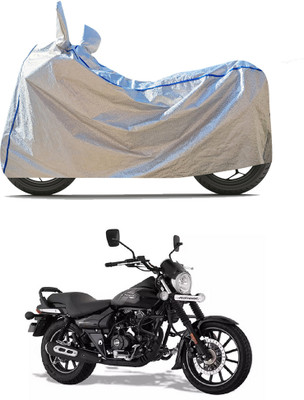 CODOKI Waterproof Two Wheeler Cover for Bajaj(Avenger Street 160, Silver)