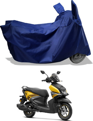 Amexride Two Wheeler Cover for Yamaha(Ray-ZR 125FI, Blue)
