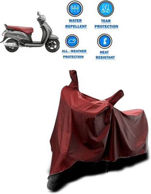 AASHTIK MART Two Wheeler Cover for Suzuki(Access SE, Maroon)