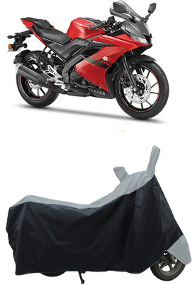 Coxtor Waterproof Two Wheeler Cover for Yamaha(YZF-R15 V3 New BS6, Grey)