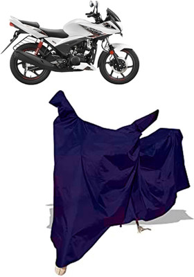 Amexride Two Wheeler Cover for Hero(Ignitor, Blue)
