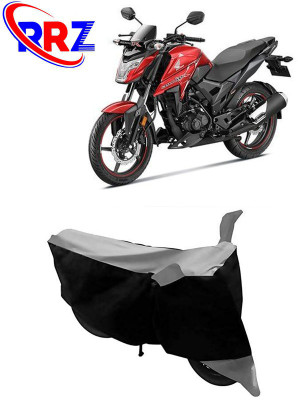 RRZ Waterproof Two Wheeler Cover for Bajaj(Blade 125, Black, Grey)