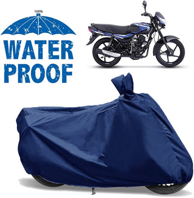 AutoGalaxy Waterproof Two Wheeler Cover for Bajaj(CT110, Blue)