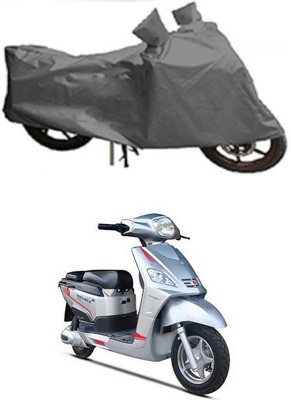 Mdstar Waterproof Two Wheeler Cover for Hero(Electric NYX e5, Grey)