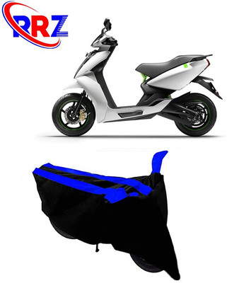 RRZ Waterproof Two Wheeler Cover for Ather(450, Black, Blue)