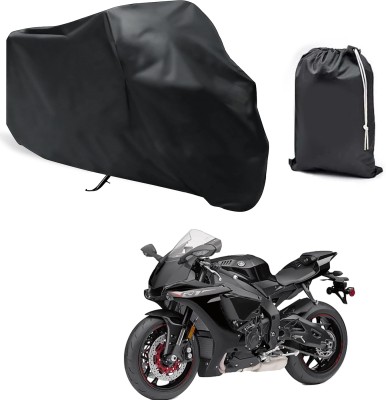 PAGORA Waterproof Two Wheeler Cover for Yamaha(YZF R1M BS6, Black)