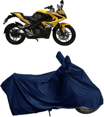 DIGGU Two Wheeler Cover for Bajaj(Pulsar SS400, Blue)