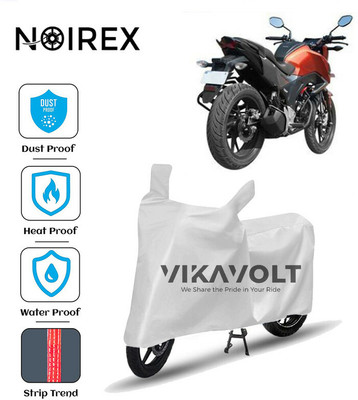 NOIREX Waterproof Two Wheeler Cover for Honda(CB Hornet 160R, Silver)