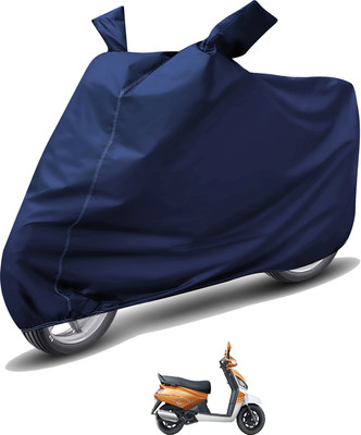Auto Hub Waterproof Two Wheeler Cover for Mahindra(Gusto, Blue)