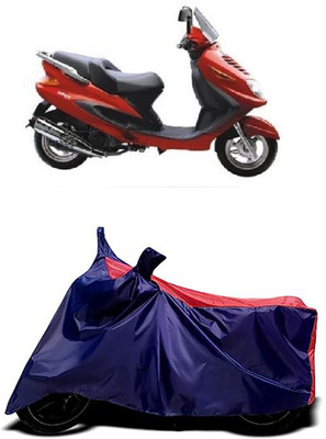 VESMEI Two Wheeler Cover for Bajaj(XCD 125cc, Red)