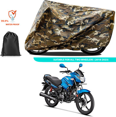 PAGORA Waterproof Two Wheeler Cover for Hero(Glamour Programmed FI BS6, Yellow)