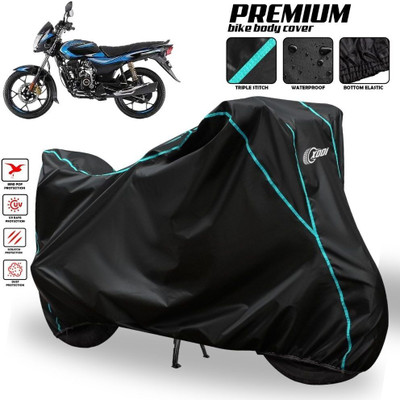 xodi Waterproof Two Wheeler Cover for Bajaj(Platina 110 H-Gear, Black, Blue, Multicolor)