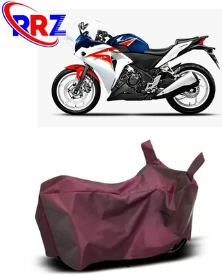 RRZ Waterproof Two Wheeler Cover for Honda(CBR 250R, Maroon)